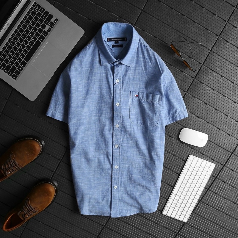 SƠ MI NGẮN TAY CÓ TÚI TM