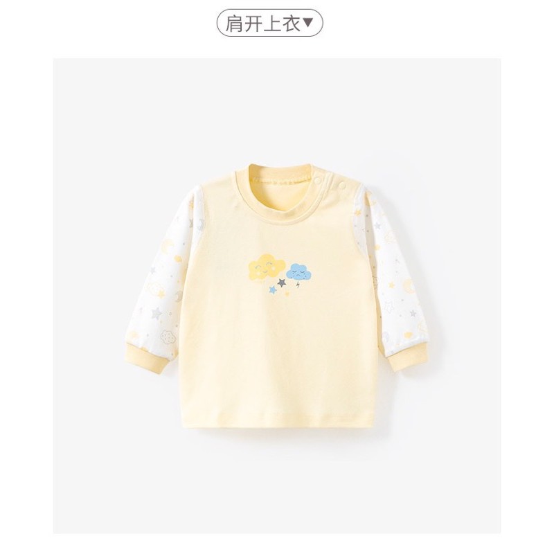 Xả Kho Bộ Mặc Nhà Cúc Giữa Hàng Quảng Châu Cho Bé Trai Và Bé Gái Từ 7kg Đến 18kg