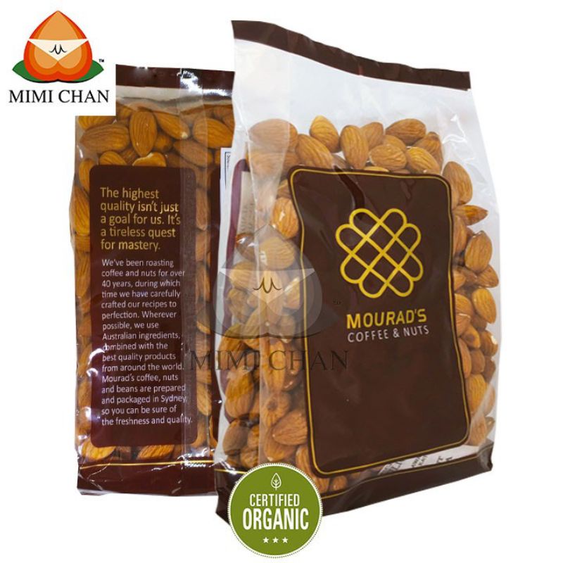 500g Hạt hạnh nhân Mourad's đã tách vỏ còn sống