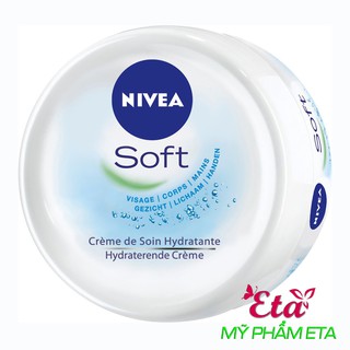 Kem dưỡng toàn thân NIVEA SOFT VISAGE Đức dưỡng ẩm, chống nẻ cho mọi loại da 200ml