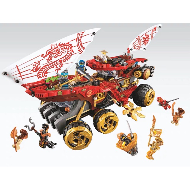 ❣️❣️ Ninjago 2019 Lari 11332 Xe Tăng Sa Mạc của Ninja ❣️❣️ 5 ảnh thật cuối