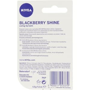 Son Dưỡng Ẩm Sắc Hồng Hương Dâu Tằm Blackberry Shine Nivea 4.8g -Hàng Đức