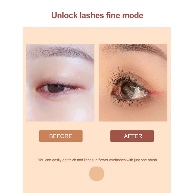 (Hàng Mới Về) Mascara Chuốt Mi 2 Trong 1 Chống Nước Không Nhòe Nhanh Khô Tiện Dụng | BigBuy360 - bigbuy360.vn