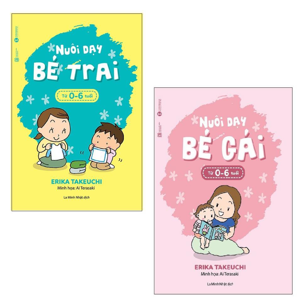 Sách - Combo: Nuôi Dạy Bé Trai Từ 0 - 6 Tuổi + Nuôi Dạy Bé Gái Từ 0 Đến 6 Tuổi - Thái Hà Books