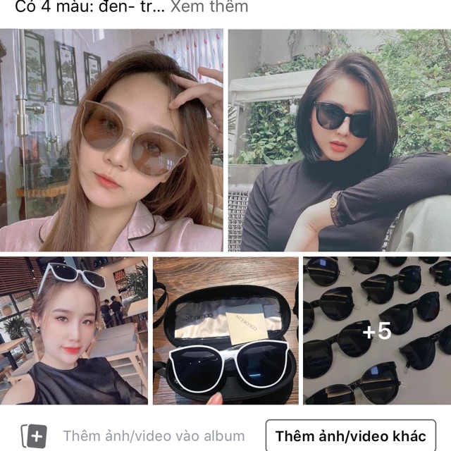 Kính mắt trả khách od