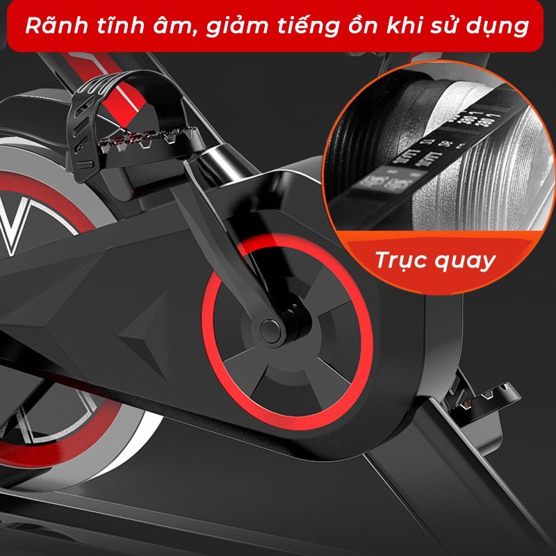 Xe đạp tập thể dục tại nhà cao cấp Spinning Bike X7, xe đạp thể thao Gym bảo hành 24 tháng Heria Store