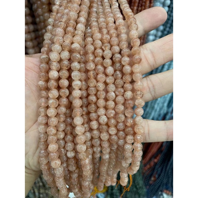 DIY Imitation Round Sun Beads 4/6/8/10mm For Making Accessories