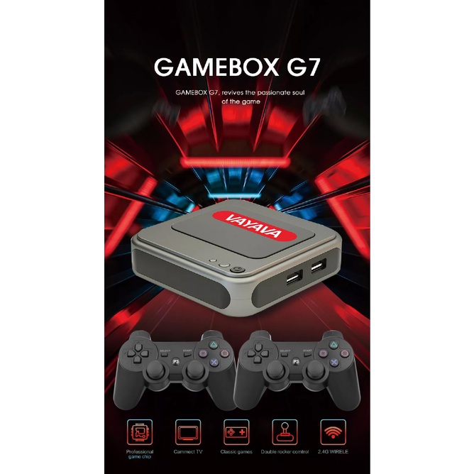 GAMEBOX G7 128GB Máy chơi game kiêm đầu phát Android TiVi Box