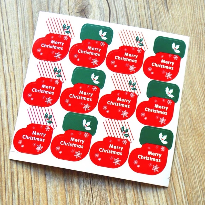 Sticker noel giáng sinh. nhiều loại