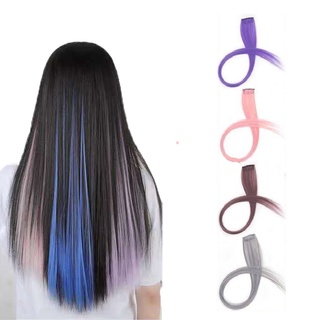 Tóc nối giả WIGSIN kiểu tóc thẳng 22 inch dạng kẹp