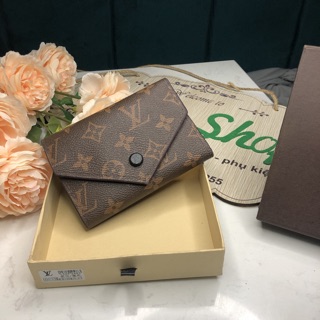 Ví ngắn mini l.v cúc màu fullbox