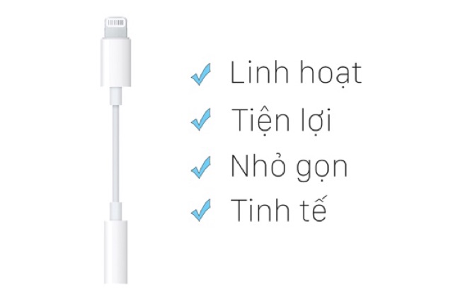 Cáp chuyển Lightning sang cổng 3.5mm Chính hãng Apple