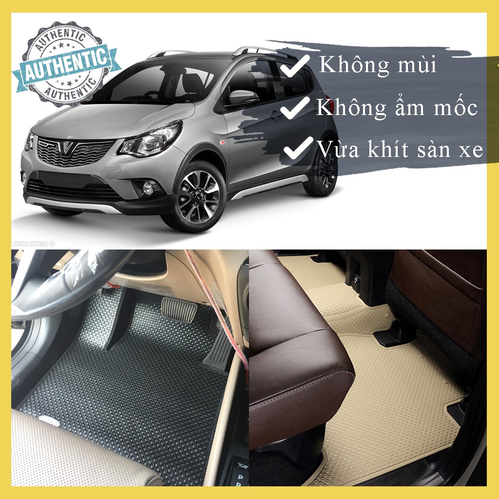 Thảm lót sàn ô tô Kata cho xe Vinfast Fadil - Nhập khẩu Thái Lan, vừa khít sàn xe, không mùi ẩm mốc