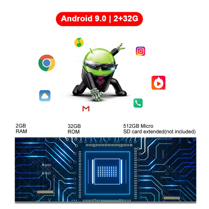 Camera hành trình 360 độ gắn gương và taplo ô tô cao cấp Phisung T88 - Ram: LPDDR4,2GB Rom: EMMC5.1,32GB - Android 9.0