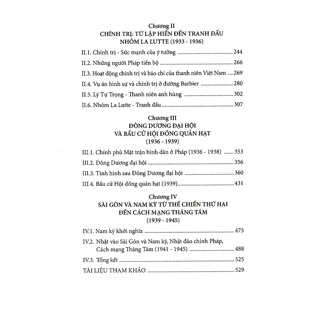 Sách Sài Gòn Chợ Lớn đời sống xã hội và chính trị qua tư liệu báo chí (1925-1945)