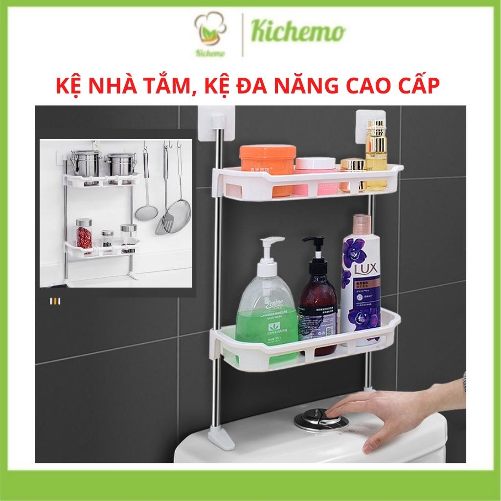 Kệ nhà tắm Kệ nhựa inox đựng đồ đa năng siêu chịu lực M14