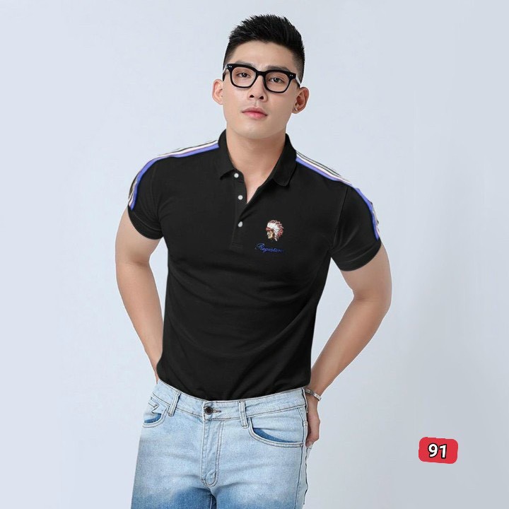 Áo thun nam cao cấp murad_fashion, áo phông màu đen thêu logo thêu chữ đẹp 2021 atn91 | BigBuy360 - bigbuy360.vn