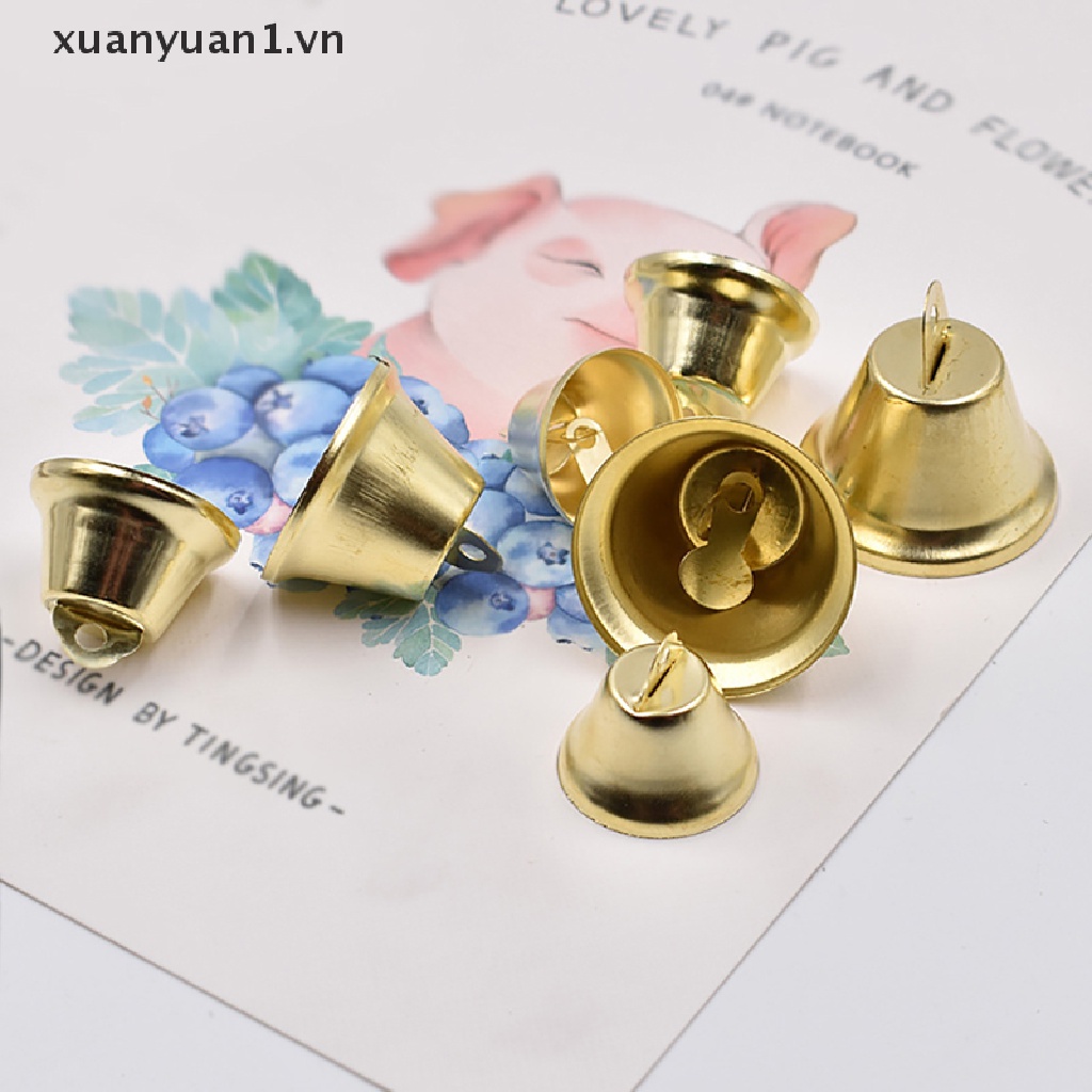 Chuông mini Mạ Vàng 10-50mm Trang Trí Giáng Sinh