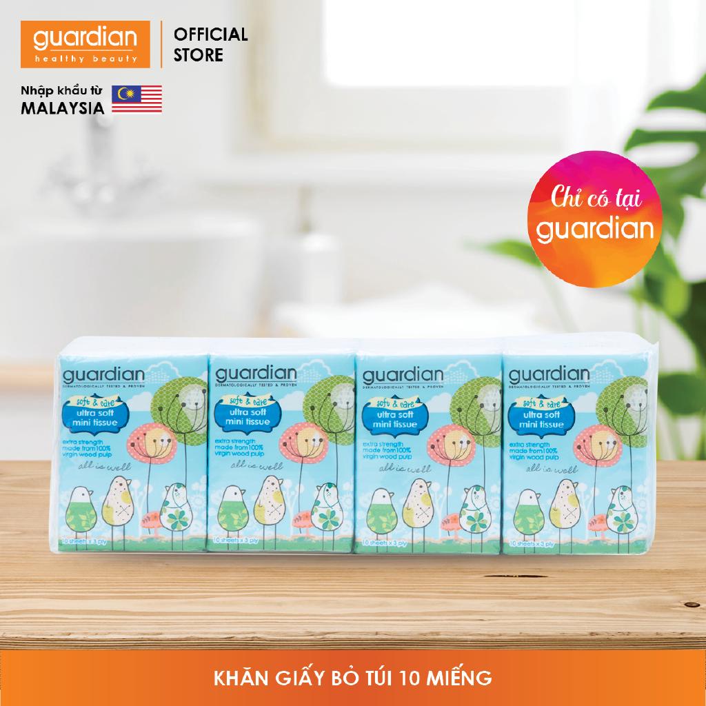 [Q.3] QUẬN 3 [HỎA TỐC] [RẺ NHẤT SHOPEE] [GUARDIAN] KHĂN GIẤY BỎ TÚI SIÊU MỀM 3 LỚP KHÔNG MÙI GUARDIAN 12X10 MIẾNG