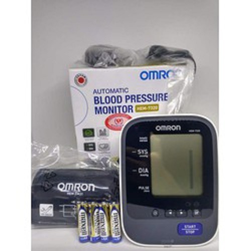 Máy Đo Huyết Áp Omron HEM-7320 - Bắp Tay Tự Động, Công Nghệ Intellisense, Kích Thước 124 x 90 x 161mm