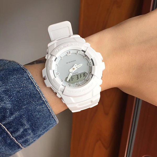 Đồng hồ nam dây nhựa G-SHOCK Casio chính hãng Anh Khuê G-100CU-7ADR