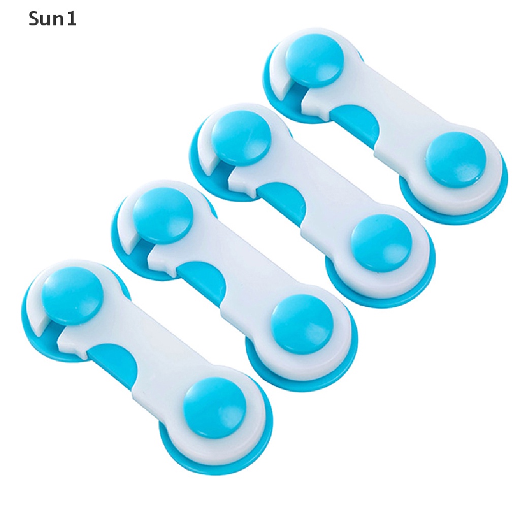Khóa Cửa Tủ Lạnh / Ngăn Kéo Bằng Nhựa An Toàn Cho Bé Sun1