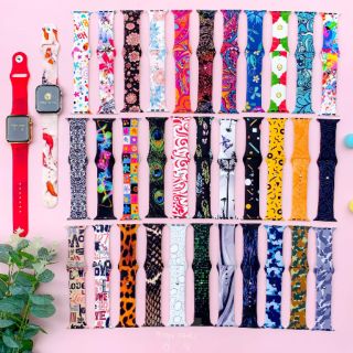 Dây đeo Apple Watch Cao Su Họa Tiết