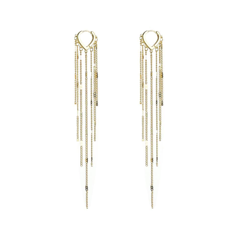 ESPO Hoa Tai Dáng Dài Mặt Hình Trái Tim Thiết Kế Thanh Lịch