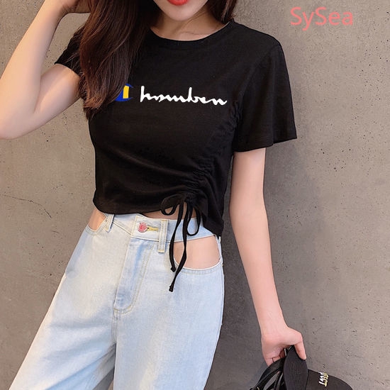 Áo Croptop Ngắn Tay Thời Trang Gợi Cảm Cho Nữ