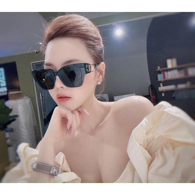Kính Hiệu Dio Chân Kim loại phong cách Chị Khanh Trang Nemo Hot Hit Bầu Xếch Mèo
