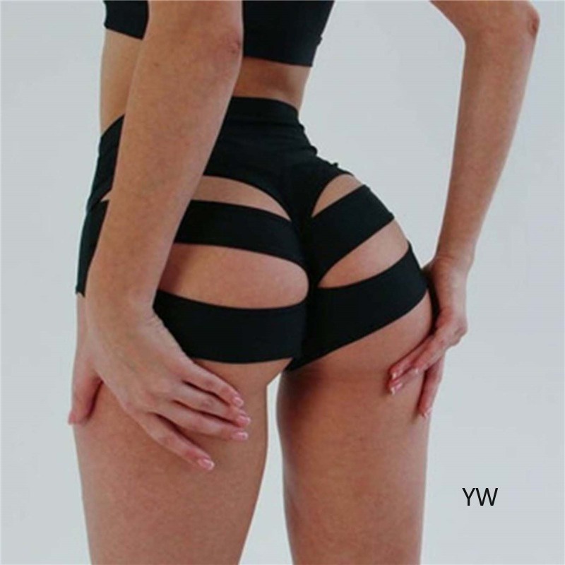 Quần Short Thể Thao Lưng Cao Thời Trang Cho Nữ S-XXXL