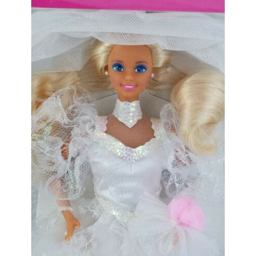 Búp bê barbie xinh đẹp đầm cưới, 28 cm hộp hư búp bê đẹp