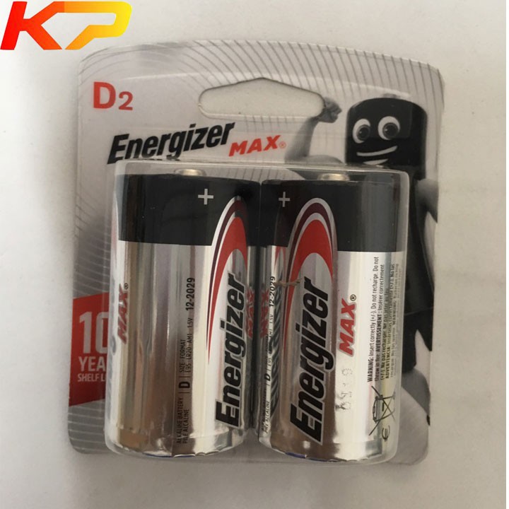 Pin đại D Energizer Alkaline 1.5v Max E95 - Chính Hãng - Vỉ 2 viên