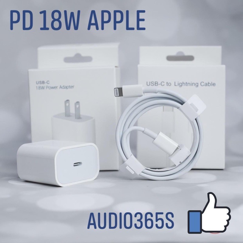 (BH 12 tháng) Bộ Sạc Nhanh Iphone PD 18W USB-C To Lightning - AUDIO365s