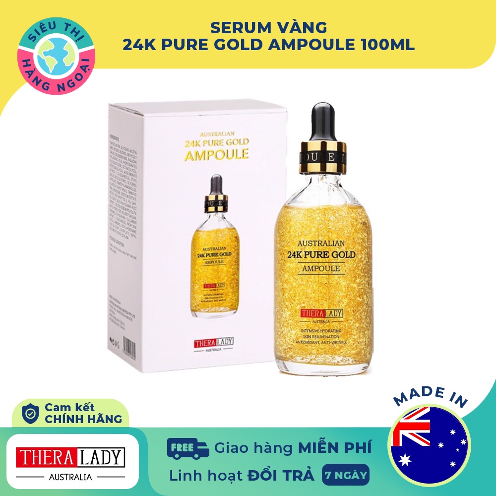 Serum tinh chất vàng 24K Pure Gold Ampoule của Úc - 100ml