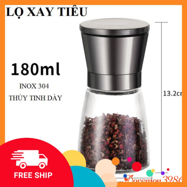 [FREE SHIP] 💥Ở ĐÂU RẺ - TÔI RẺ HƠN💥 Dụng cụ xay tiêu inox sang trọng 💥 SIÊU HOT💥