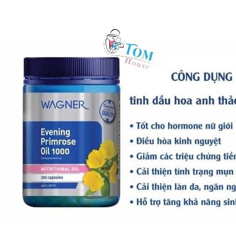 Tinh dầu hoa anh thảo - Evening Primrose Oil 1000