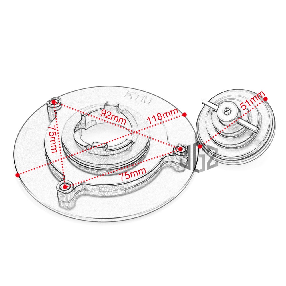 Nắp Đậy Bình Nhiên Liệu CNC Cho Xe Mô Tô KTM Duke RC 125 200 390 2012 2013 2014 2015 2016
