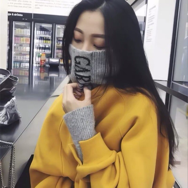 (Order-M) Ulzzang Áo nỉ hoodie pha len chữ M036 | BigBuy360 - bigbuy360.vn