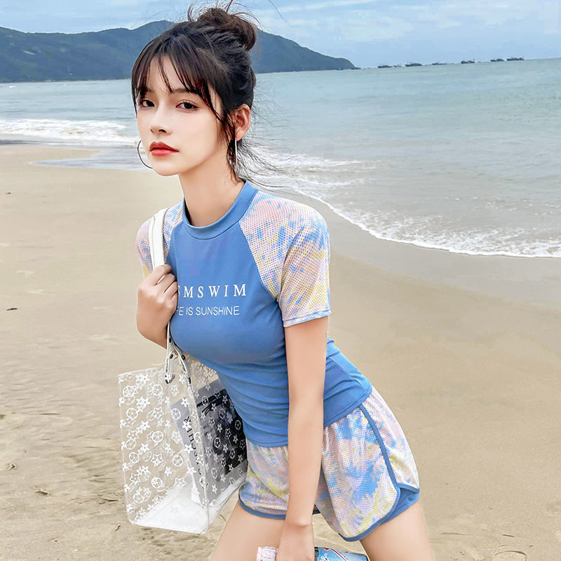 Đồ Bơi Tay Ngắn Phong Cách Thể Thao Năng Động Cho Nữ 0412 | BigBuy360 - bigbuy360.vn