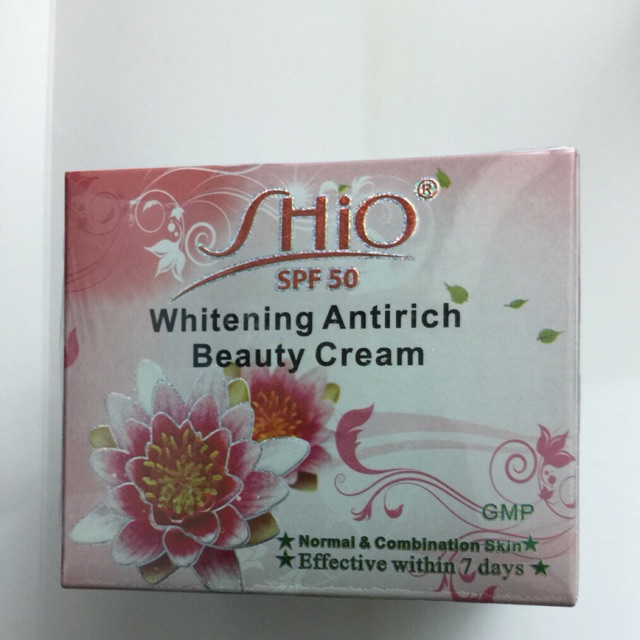 Kem Shio màu hồng trắng da