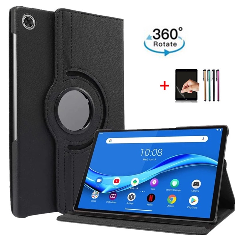 Bao da máy tính bảng thông minh xoay 360 độ cho Lenovo Tab M10 HD 2nd Gen 10.1 M10 FHD Plus TB-X606 X505 X306