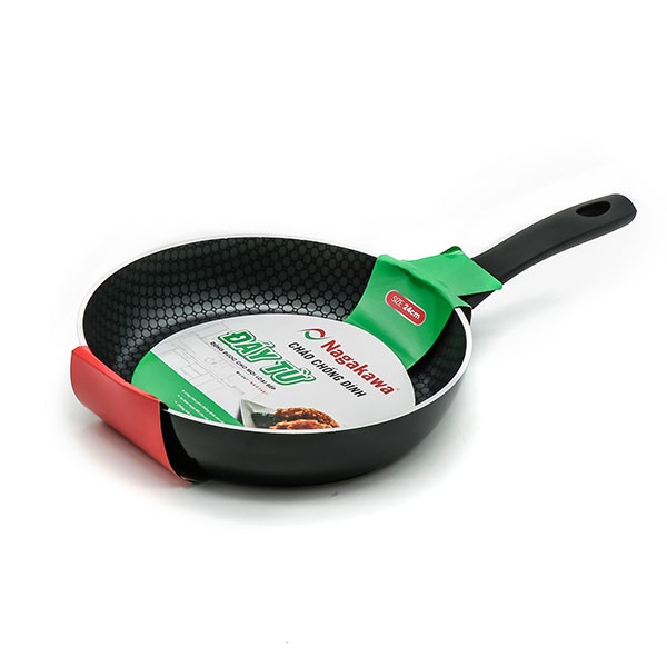 Ấm siêu tốc Nagkawa NAG0308 (1.8L) và chảo chống dính đáy từ Nagakawa NAG2401 (24cm)