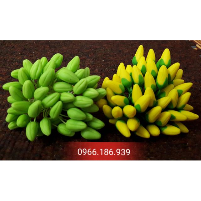 Combo phụ kiện mai pha lê và nụ đất