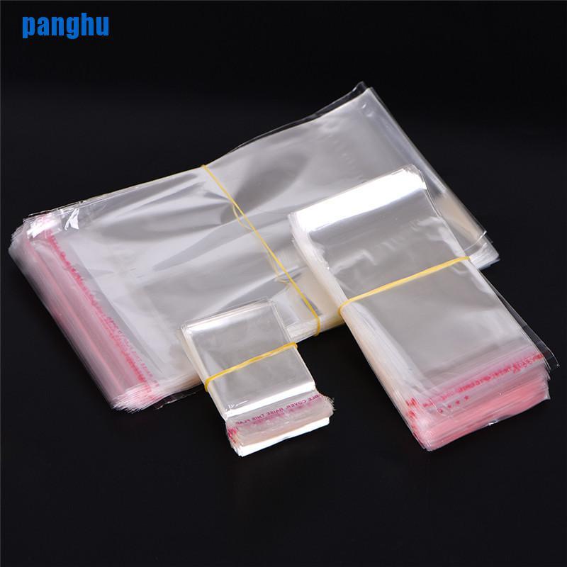 Set 200 Túi Nhựa Trong Suốt Tự Dính Đựng Trang Sức Tiện Dụng