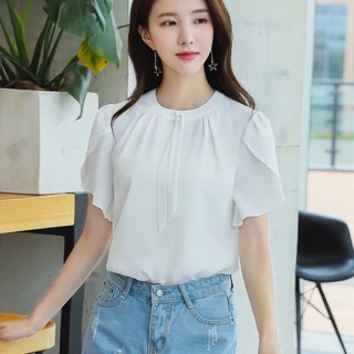 Áo sơ mi trắng bigsize nữ