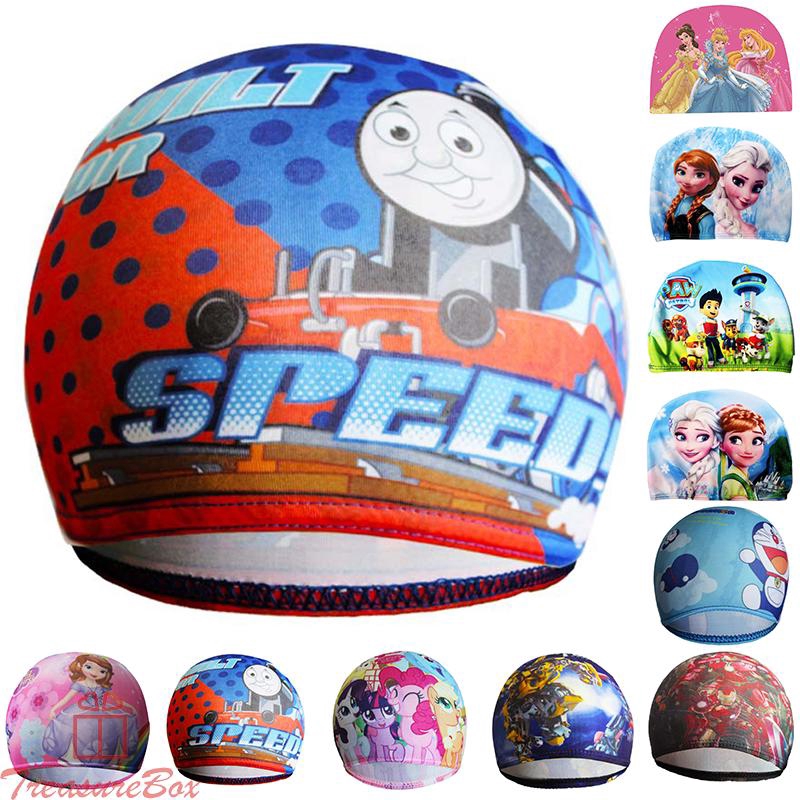 Nón bơi in họa tiết hoạt hình cho trẻ em