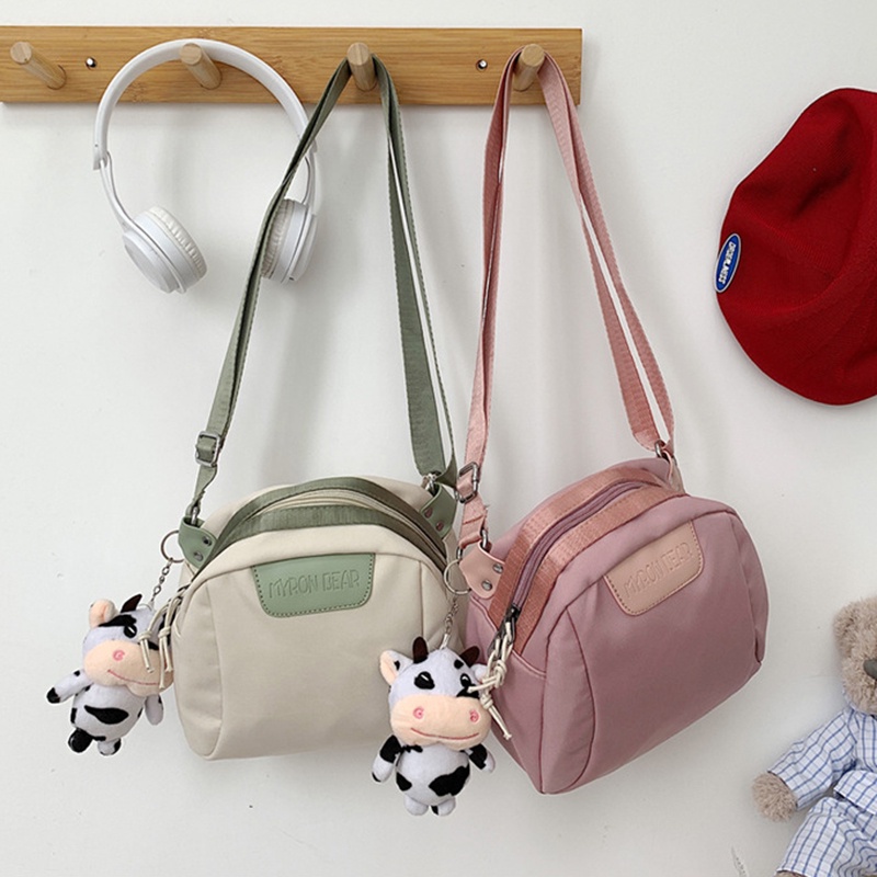 Túi đeo chéo canvas IELGY màu sắc thời trang cho nữ