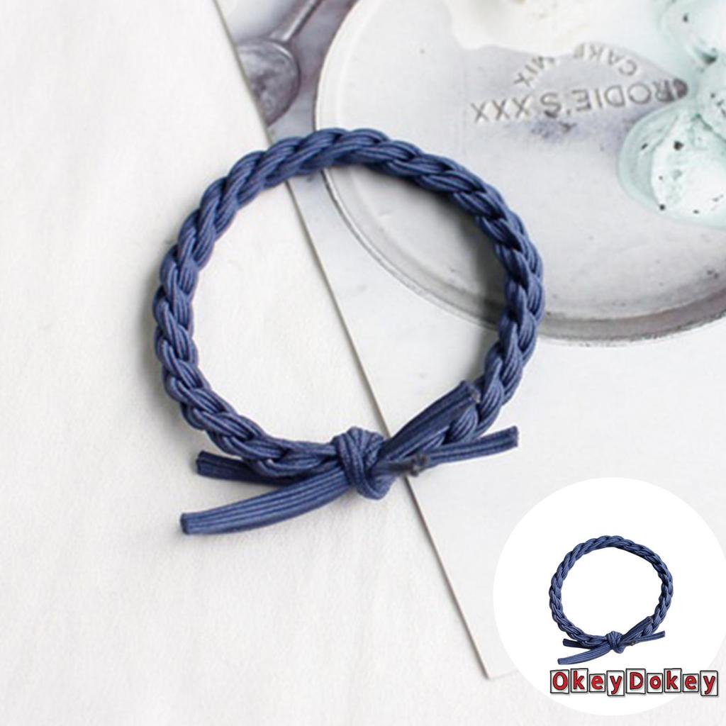 Dây Buộc Tóc Đuôi Ngựa Co Giãn Màu Trơn / Màu Sắc Phù Hợp Cho Nữ ODokey