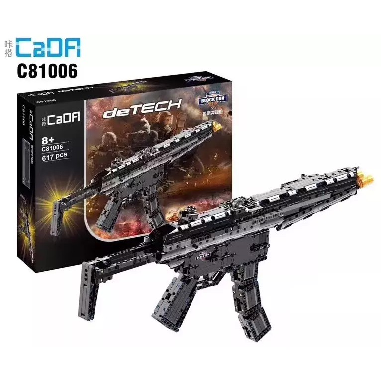 Lego - CaDa C81006 ( Xếp Hình Lego technic MP5 Submachine Gun Building 617 mảnh )